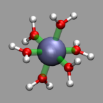 aluminum ion surrounded by 6 water molecules