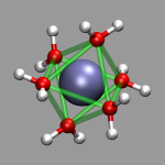 aluminum ion surrounded by 6 water molecules